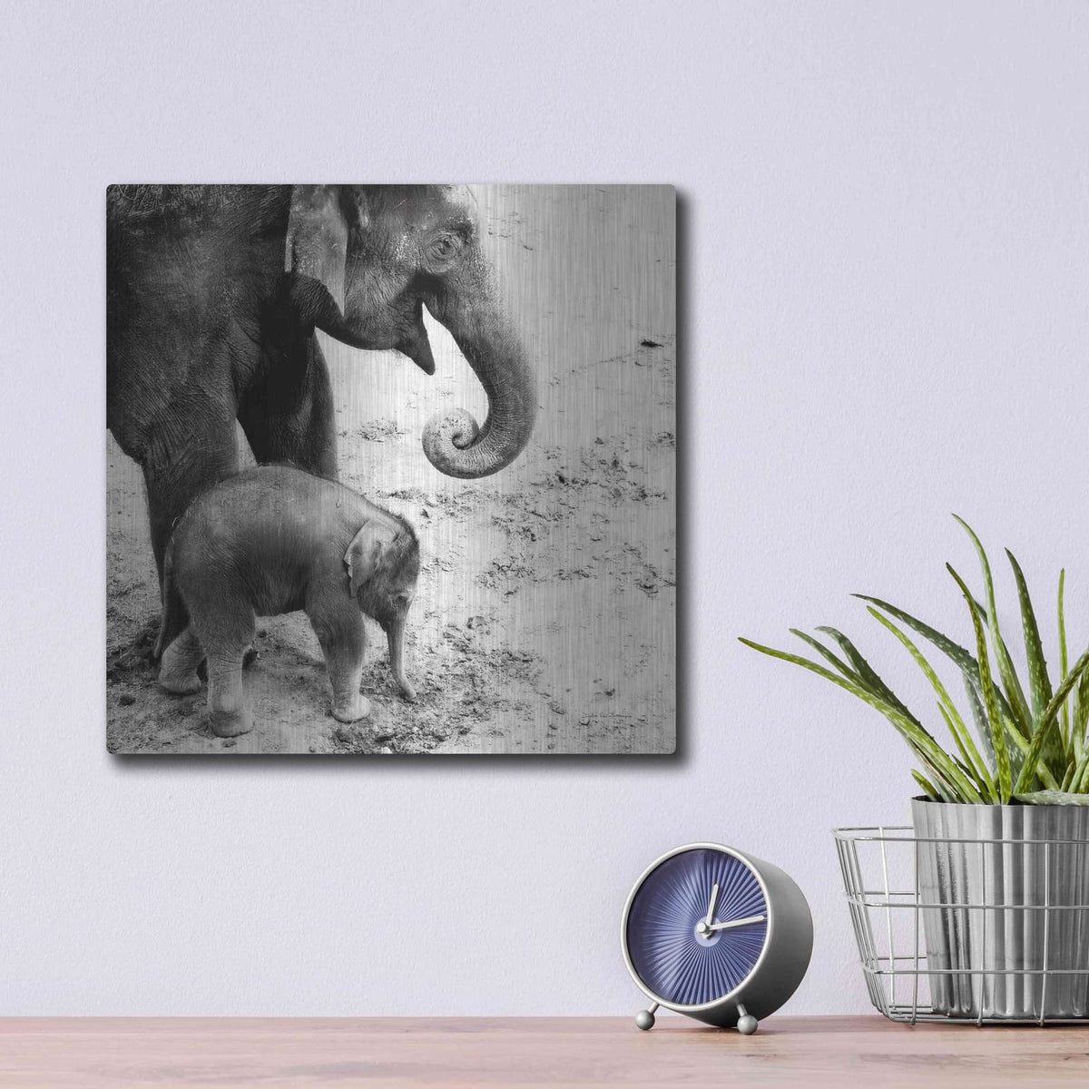 'Mother and Daughter' by Debra Van Swearingen – Metal Wall Art, 12x12 room view