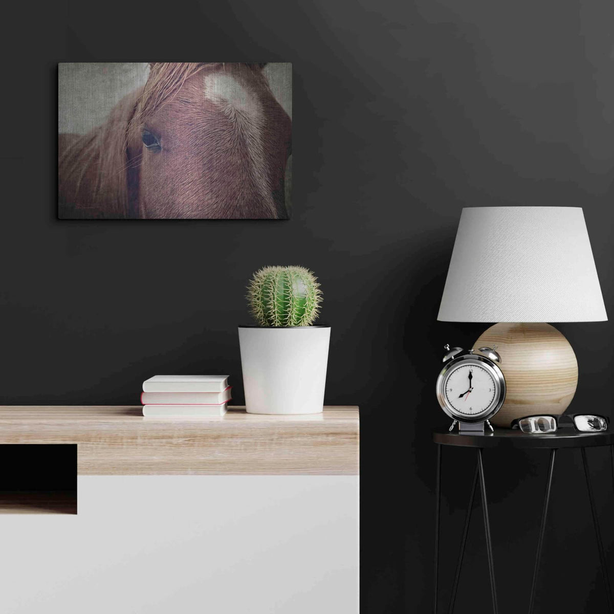 'Dew Lashes' by Debra Van Swearingen – Metal Wall Art, 24x16 room view