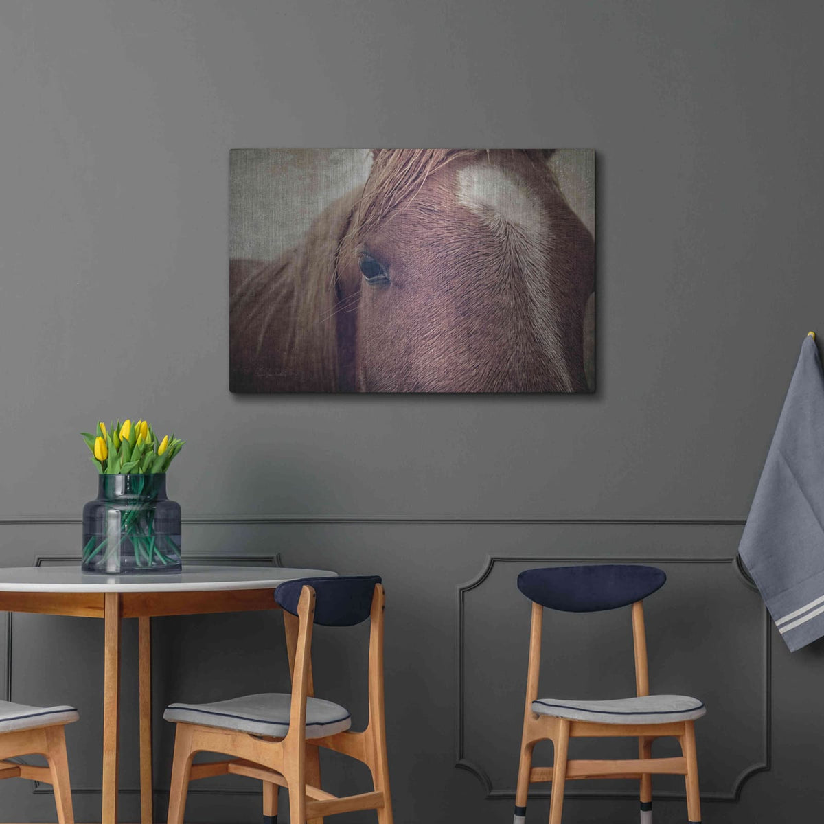 'Dew Lashes' by Debra Van Swearingen – Metal Wall Art, 36x24 room view