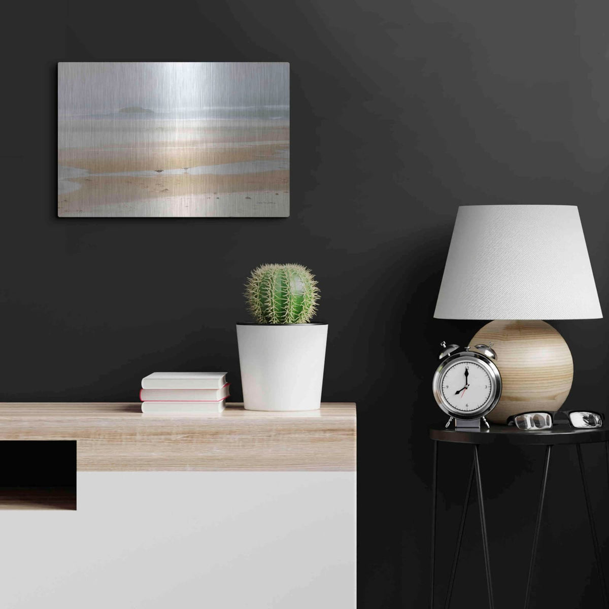 'Cold Beach I' by Debra Van Swearingen – Metal Wall Art, 24x16 room view