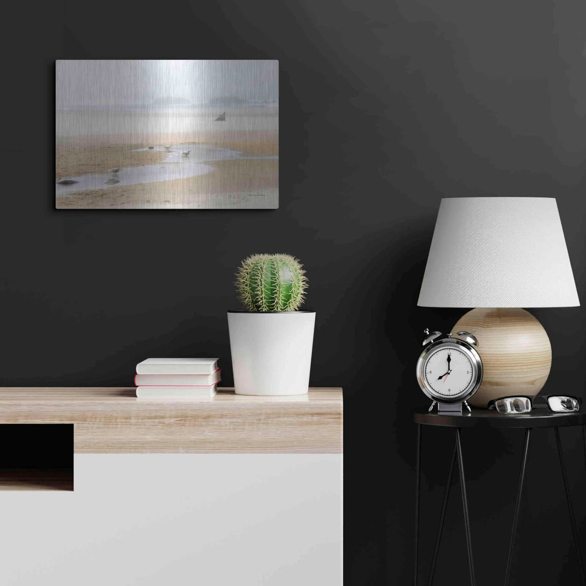 'Cold Beach II' by Debra Van Swearingen – Metal Wall Art, 24x16 room view