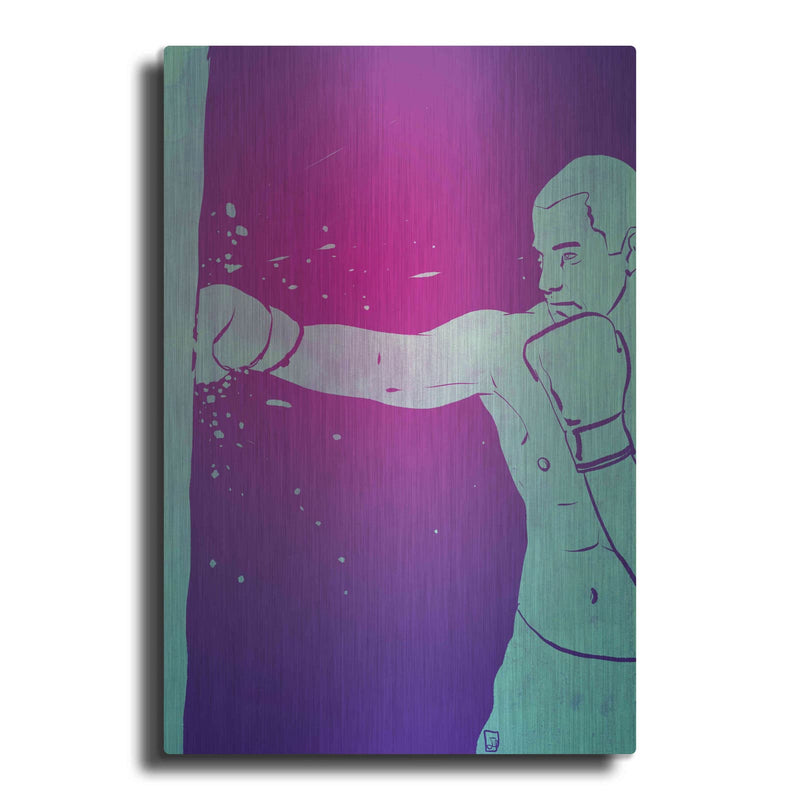 'Boxing Club 6' by Giuseppe Cristiano – Metal Wall Art