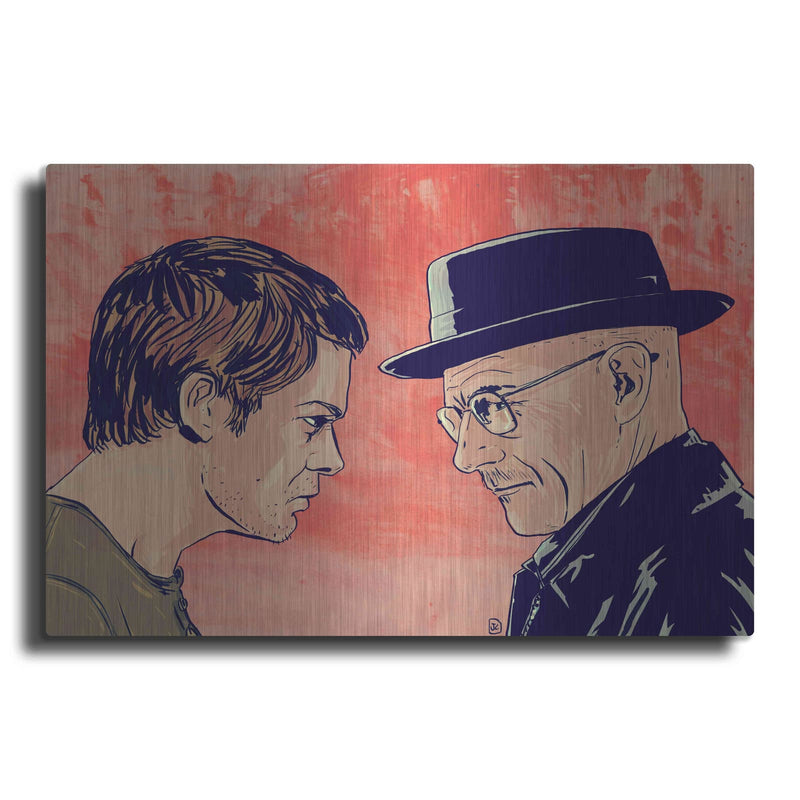 'Dexter Meets Walter' by Giuseppe Cristiano – Metal Wall Art