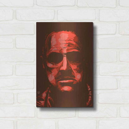 Luxe Metal Art 'Don Vito Corleone' by Giuseppe Cristiano, Metal Wall Art,12x16