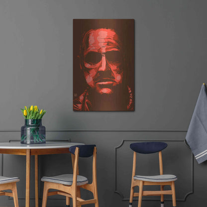 Luxe Metal Art 'Don Vito Corleone' by Giuseppe Cristiano, Metal Wall Art,24x36