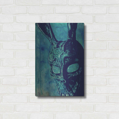 Luxe Metal Art 'Donnie Darko' by Giuseppe Cristiano, Metal Wall Art,16x24