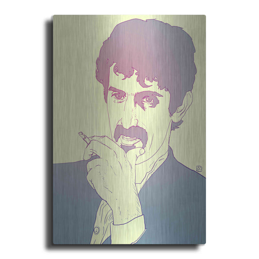 Luxe Metal Art 'Frank Zappa' by Giuseppe Cristiano, Metal Wall Art