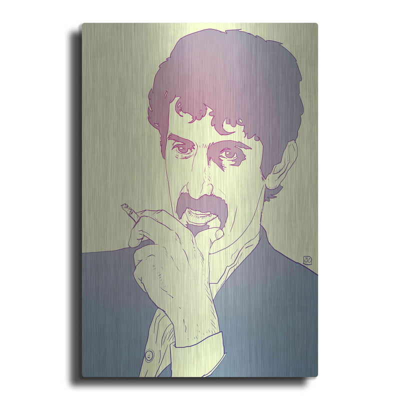 'Frank Zappa' by Giuseppe Cristiano – Metal Wall Art