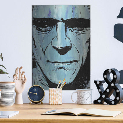 Luxe Metal Art 'Frankenstein' by Giuseppe Cristiano, Metal Wall Art,12x16