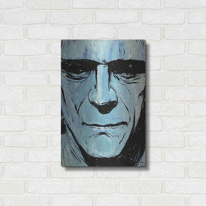 Luxe Metal Art 'Frankenstein' by Giuseppe Cristiano, Metal Wall Art,16x24