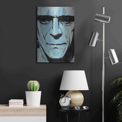 Luxe Metal Art 'Frankenstein' by Giuseppe Cristiano, Metal Wall Art,16x24