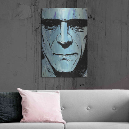 Luxe Metal Art 'Frankenstein' by Giuseppe Cristiano, Metal Wall Art,24x36