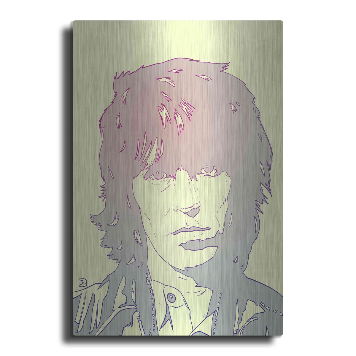 'Mick Jagger' by Giuseppe Cristiano – Metal Wall Art