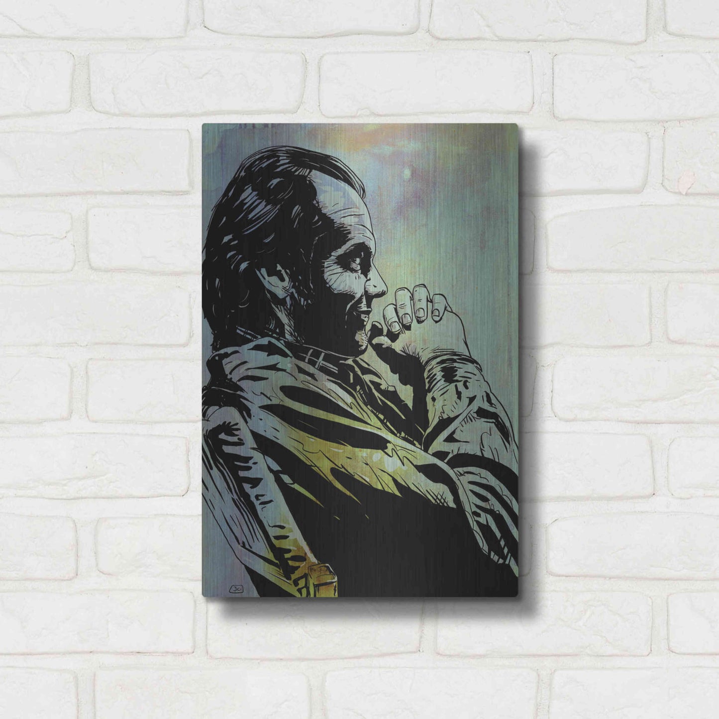 Luxe Metal Art 'Jack' by Giuseppe Cristiano, Metal Wall Art,12x16