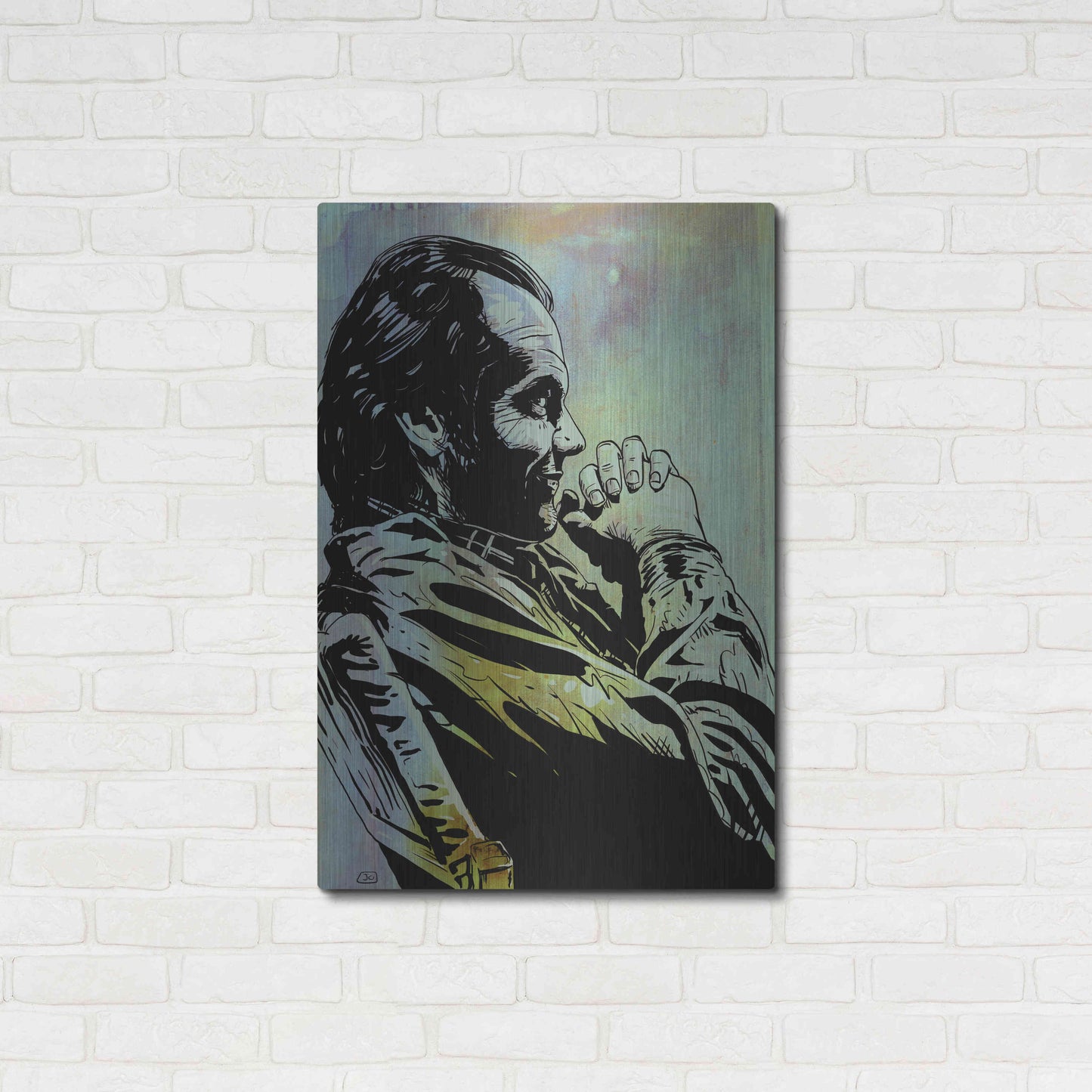 Luxe Metal Art 'Jack' by Giuseppe Cristiano, Metal Wall Art,24x36