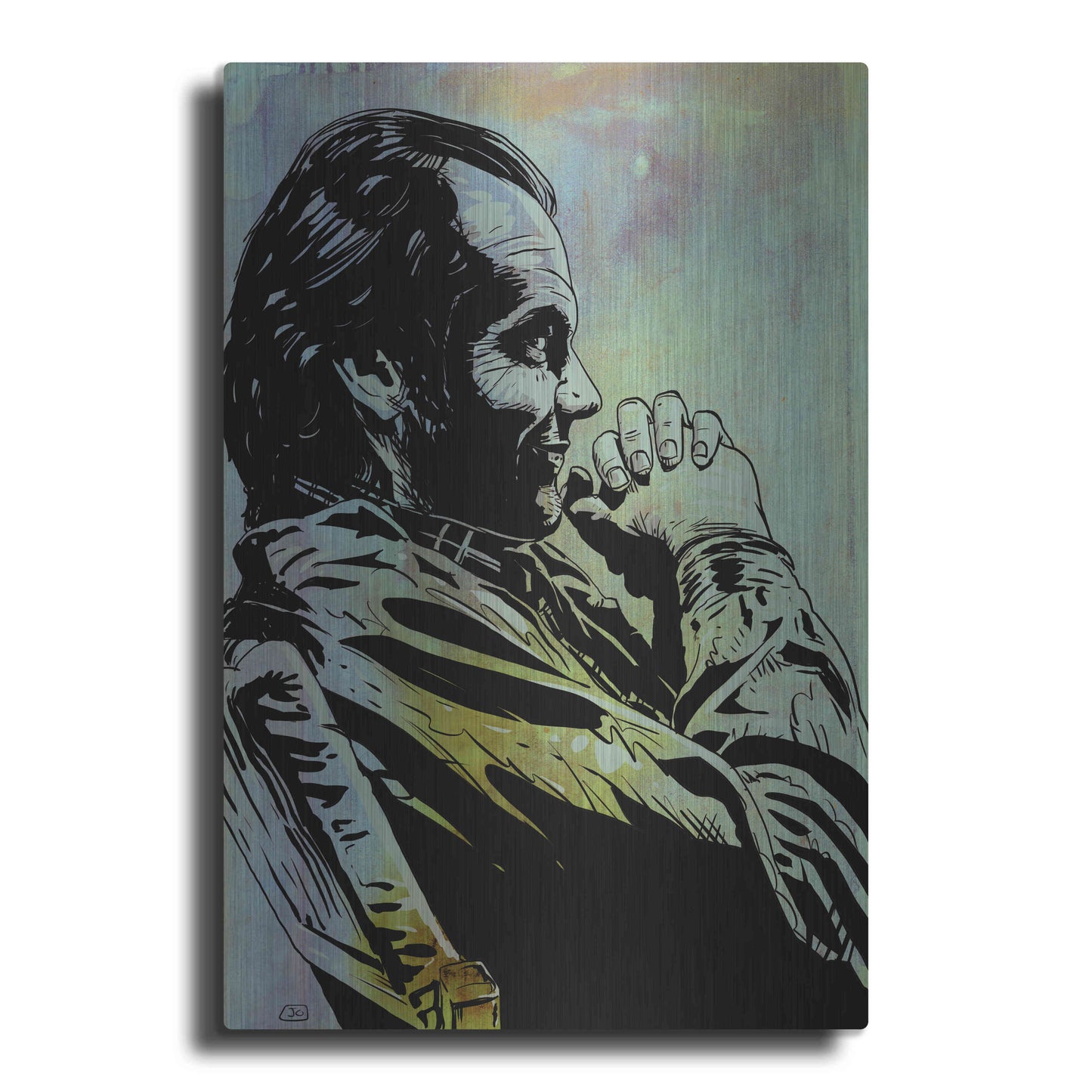 Luxe Metal Art 'Jack' by Giuseppe Cristiano, Metal Wall Art