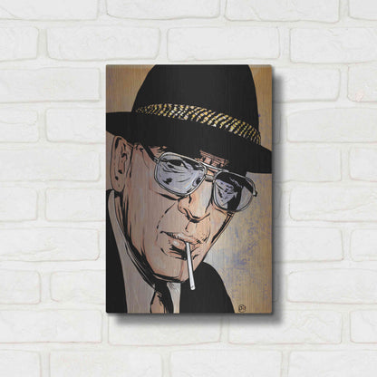 Luxe Metal Art 'Kojak' by Giuseppe Cristiano, Metal Wall Art,12x16