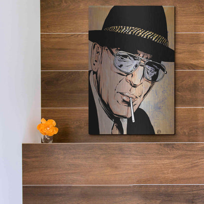 Luxe Metal Art 'Kojak' by Giuseppe Cristiano, Metal Wall Art,12x16