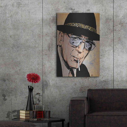 Luxe Metal Art 'Kojak' by Giuseppe Cristiano, Metal Wall Art,24x36