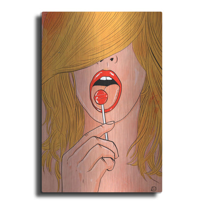 Luxe Metal Art 'Lolipop' by Giuseppe Cristiano, Metal Wall Art