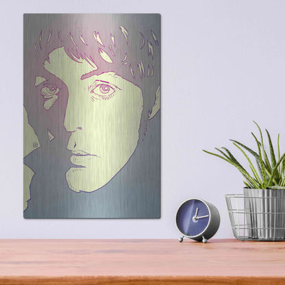 Luxe Metal Art 'Paul' by Giuseppe Cristiano, Metal Wall Art,12x16