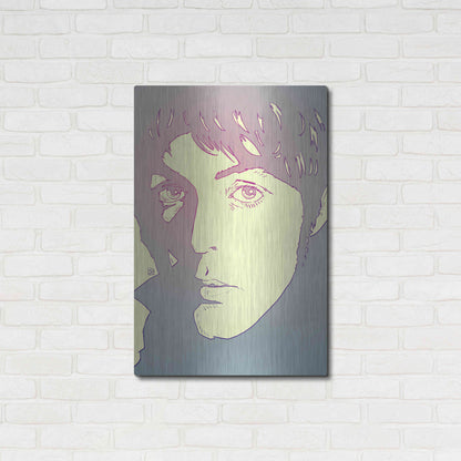 Luxe Metal Art 'Paul' by Giuseppe Cristiano, Metal Wall Art,24x36