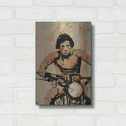 Luxe Metal Art 'Rambo' by Giuseppe Cristiano, Metal Wall Art,12x16