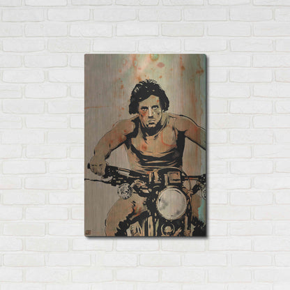 Luxe Metal Art 'Rambo' by Giuseppe Cristiano, Metal Wall Art,24x36