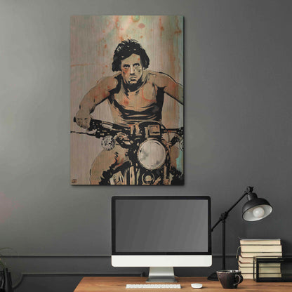 Luxe Metal Art 'Rambo' by Giuseppe Cristiano, Metal Wall Art,24x36