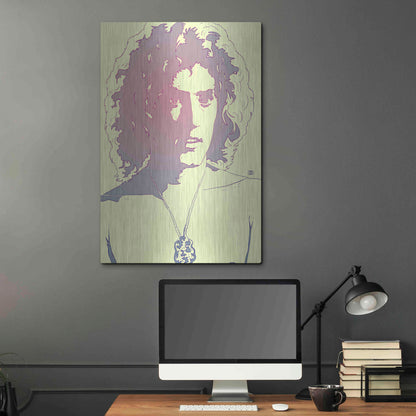 Luxe Metal Art 'Roger Daltrey' by Giuseppe Cristiano, Metal Wall Art,24x36