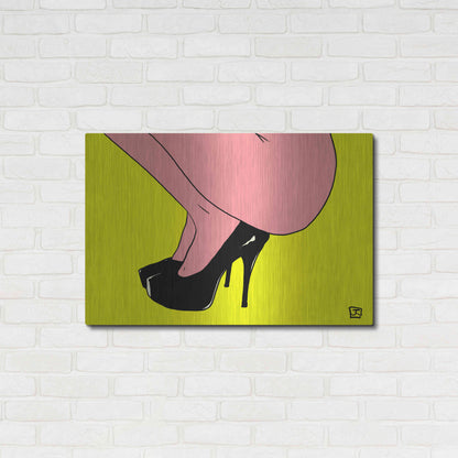 Luxe Metal Art 'Shoes Only I' by Giuseppe Cristiano, Metal Wall Art,36x24
