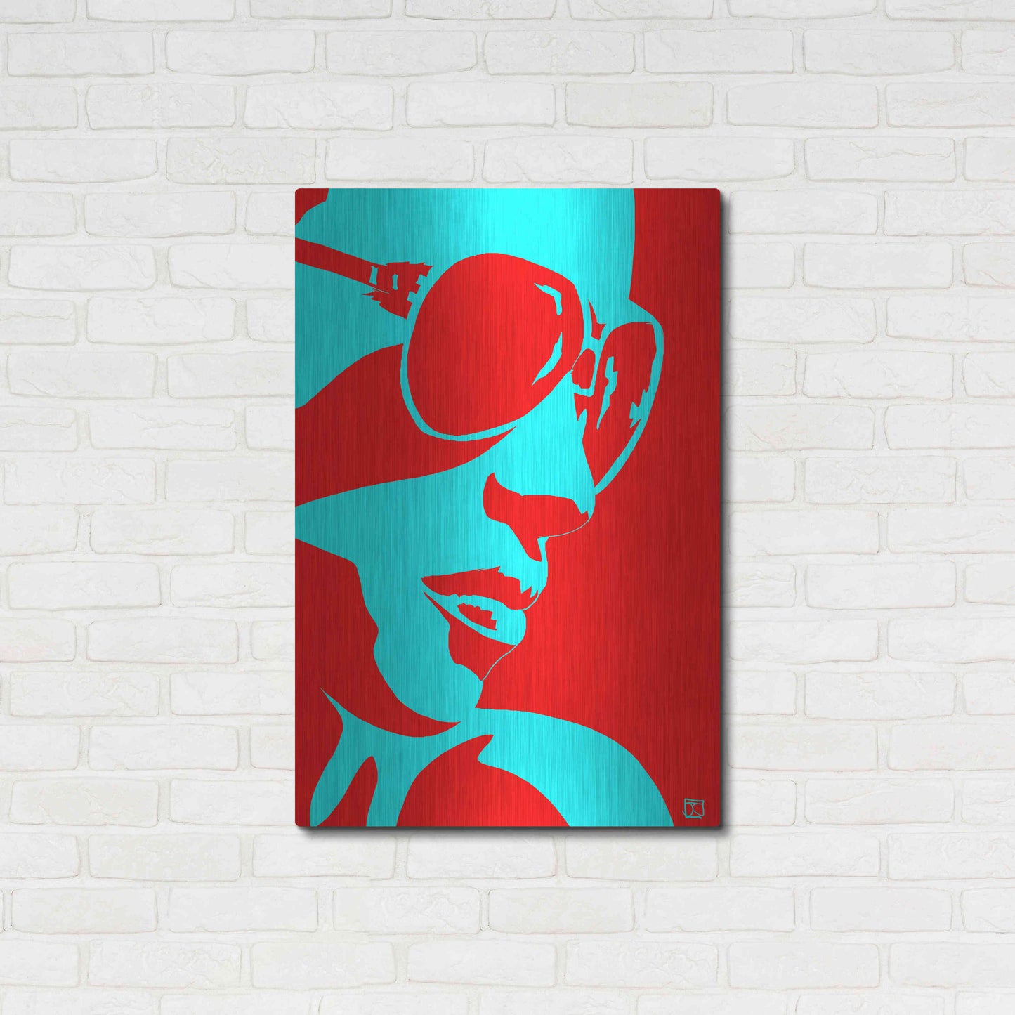 Luxe Metal Art 'Sunglasses' by Giuseppe Cristiano, Metal Wall Art,24x36