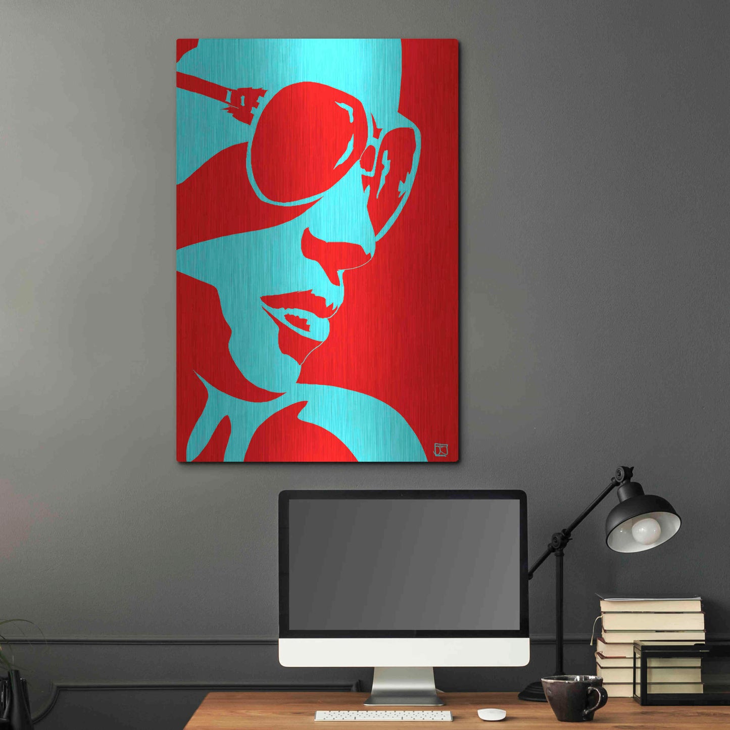 Luxe Metal Art 'Sunglasses' by Giuseppe Cristiano, Metal Wall Art,24x36