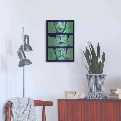 Luxe Metal Art 'The Good the Bad and the Ugly' by Giuseppe Cristiano, Metal Wall Art,16x24