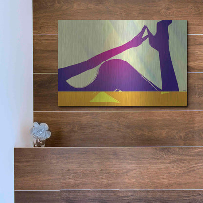 Luxe Metal Art 'Woman VIII' by Giuseppe Cristiano, Metal Wall Art,16x12