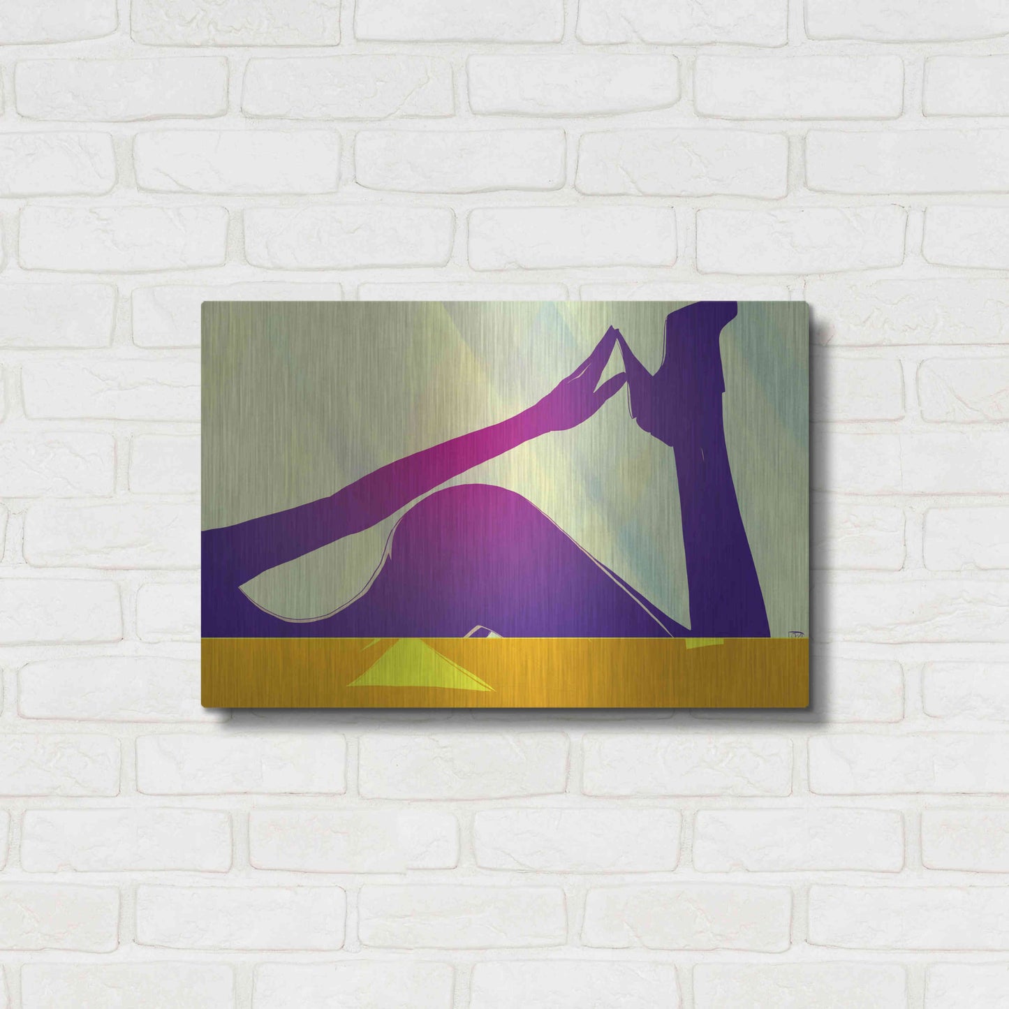 Luxe Metal Art 'Woman VIII' by Giuseppe Cristiano, Metal Wall Art,24x16