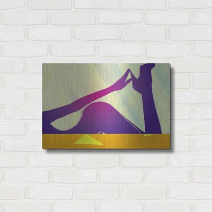 Luxe Metal Art 'Woman VIII' by Giuseppe Cristiano, Metal Wall Art,24x16