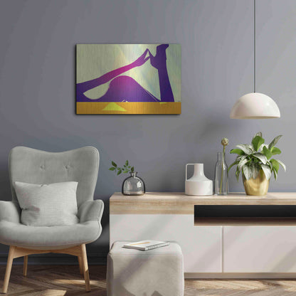 Luxe Metal Art 'Woman VIII' by Giuseppe Cristiano, Metal Wall Art,24x16