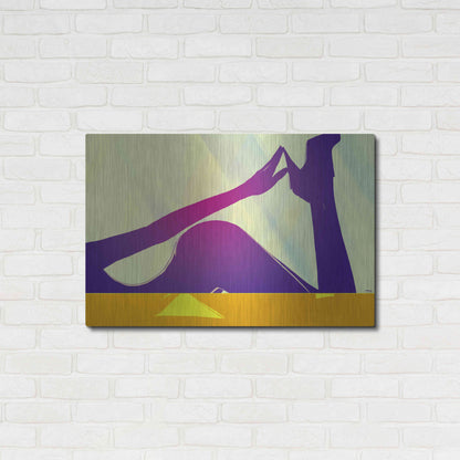 Luxe Metal Art 'Woman VIII' by Giuseppe Cristiano, Metal Wall Art,36x24