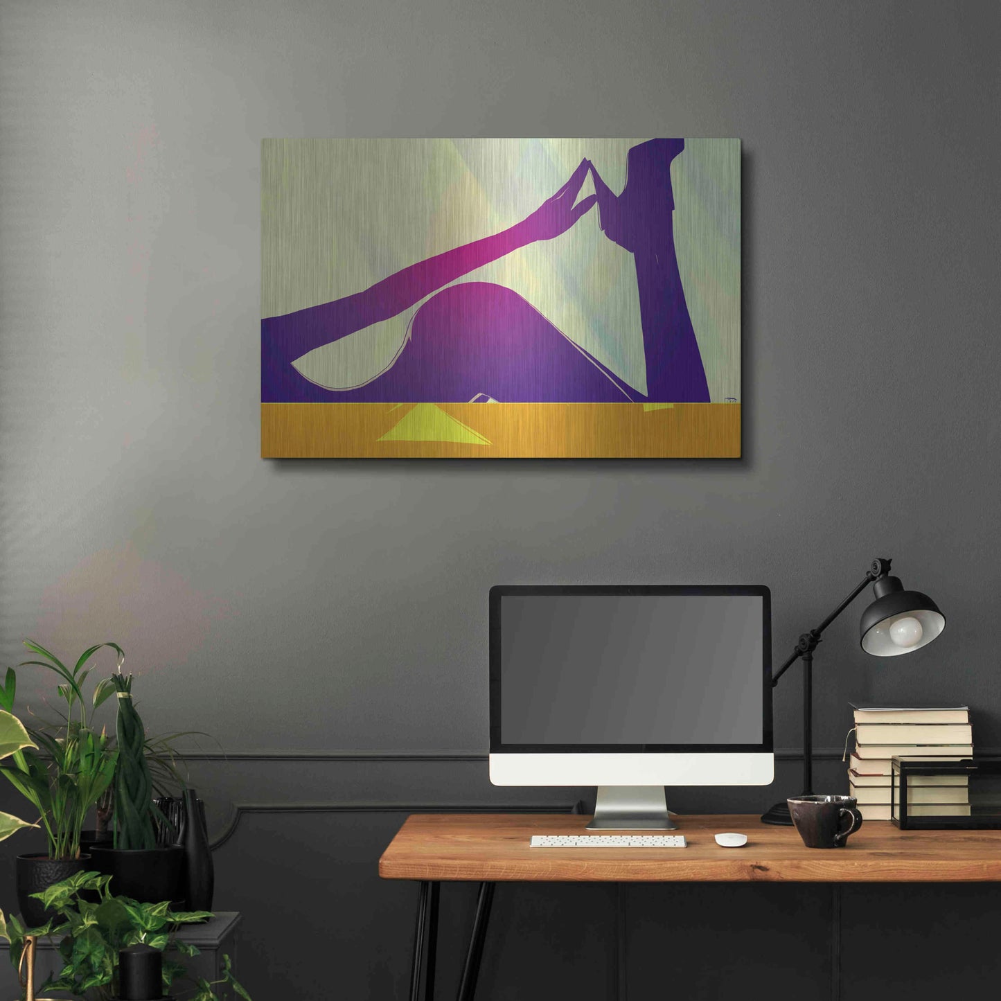Luxe Metal Art 'Woman VIII' by Giuseppe Cristiano, Metal Wall Art,36x24
