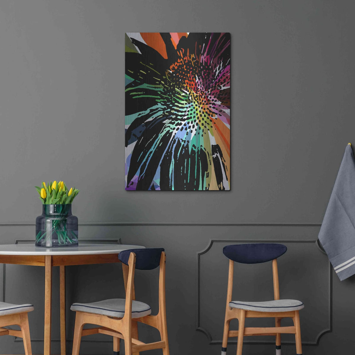 'Flower 25' by Shandra Smith – Metal Wall Art, 24x36 room view