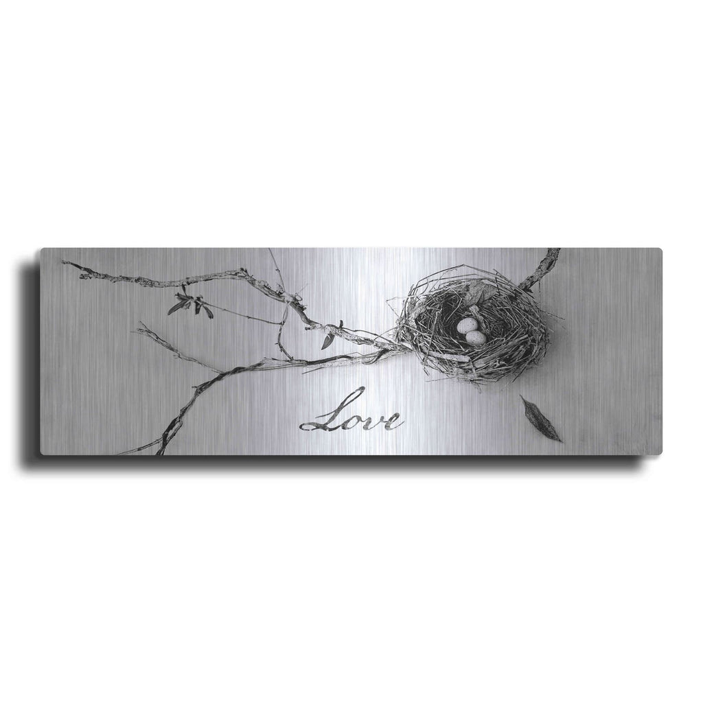 'Nest and Branch Love' by Debra Van Swearingen – Metal Wall Art