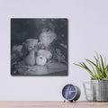 'Quince Pear' by Debra Van Swearingen – Metal Wall Art, 12x12 room view