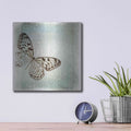 'Floating Butterfly IV' by Debra Van Swearingen – Metal Wall Art, 12x12 room view