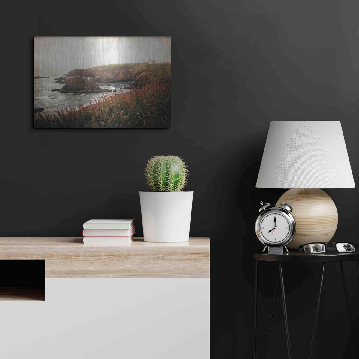 'Coastal Mist' by Debra Van Swearingen – Metal Wall Art, 24x16 room view