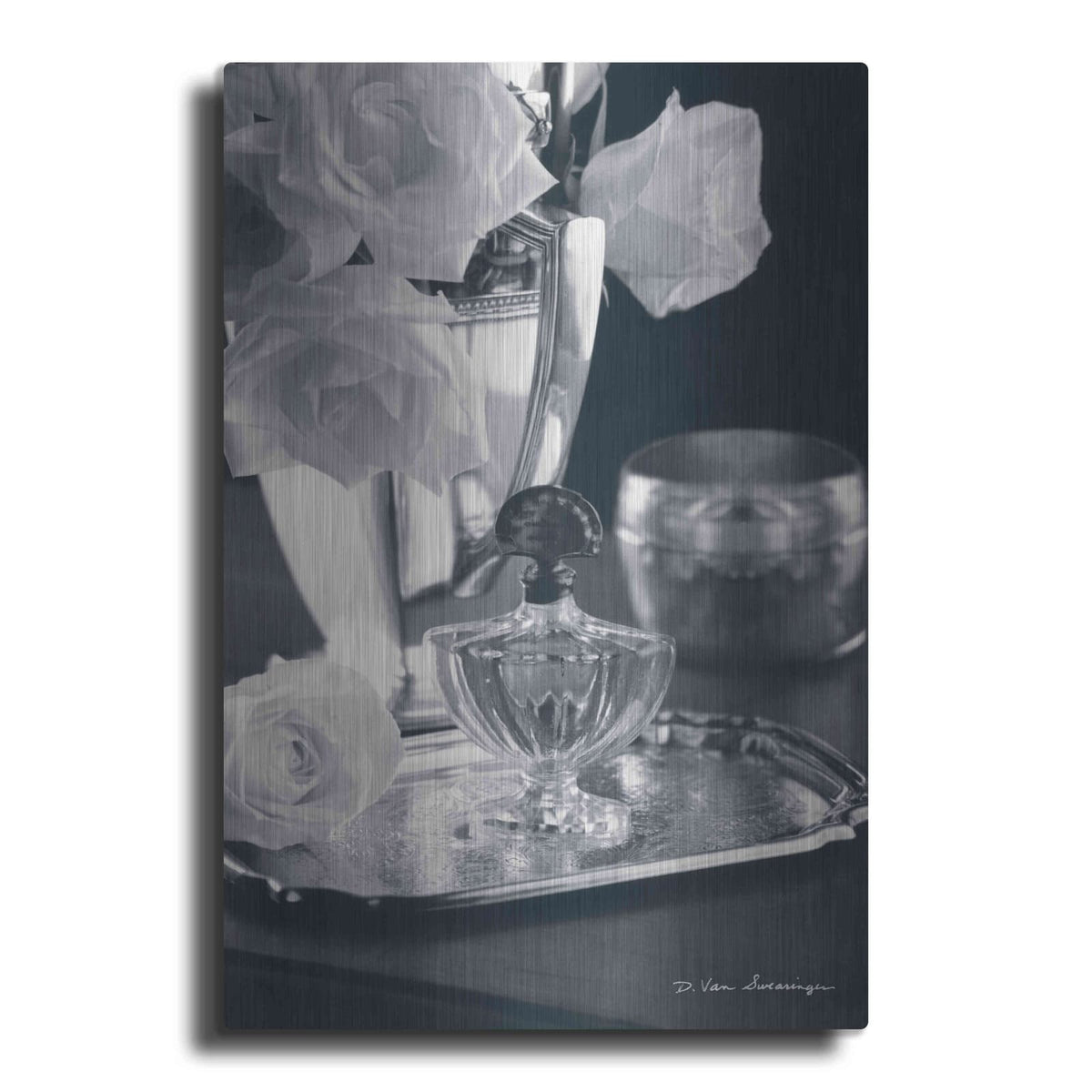 'Vintage Vanity IV' by Debra Van Swearingen – Metal Wall Art