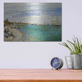 'Regatta at Sainte-Adresse' by Claude Monet – Metal Wall Art, 16x12 room view