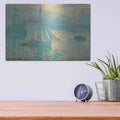 'Sunrise' by Claude Monet – Metal Wall Art, 16x12 room view