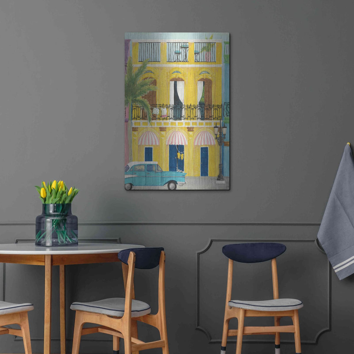 'Havana V' by Elyse DeNeige – Metal Wall Art, 24x36 room view
