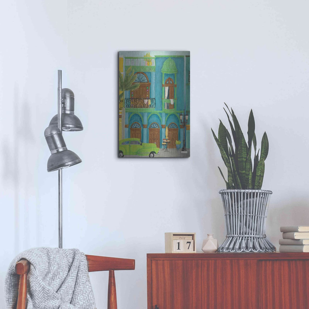 'Havana IV' by Elyse DeNeige – Metal Wall Art, 16x24 room view
